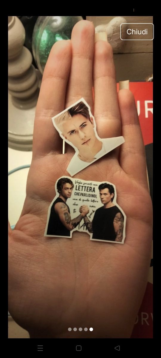 10 Stickers Benji e Fede (3-4cm)