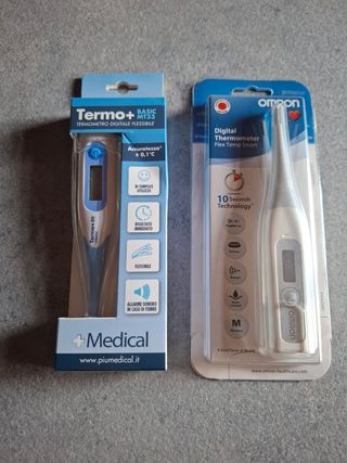 2 Termometri digitali Omron +Medical