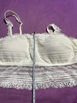Top encaje blanco