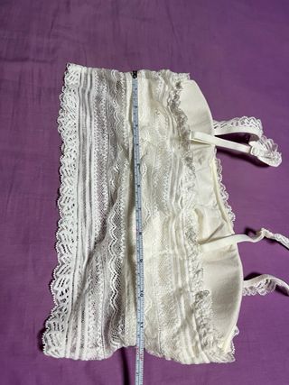 Top encaje blanco