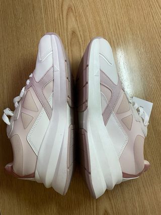 Zapatillas Stradivarius Rosa-Blanco 37