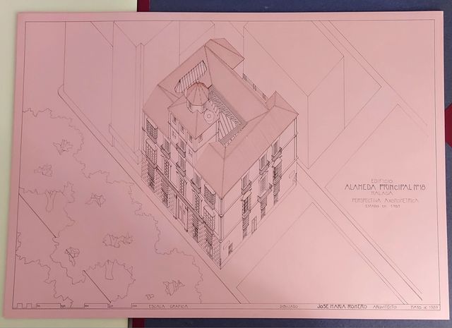 láminas y estudio del Edif. 18 Alameda Málaga