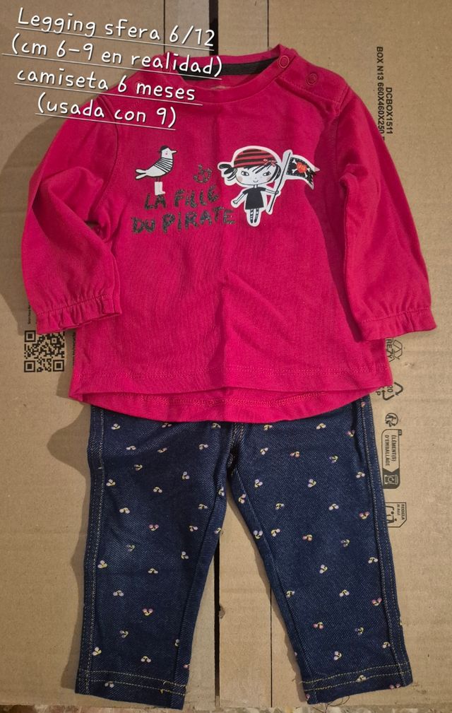 Ropa bebé 6-9 meses - 4 piezas