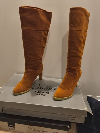 Botas Marrón MARYPAZ ante