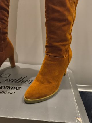 Botas Marrón MARYPAZ ante