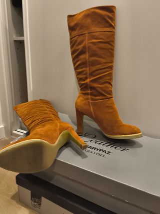 Botas Marrón MARYPAZ ante