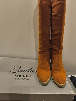 Botas Marrón MARYPAZ ante