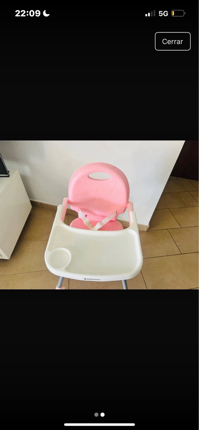 Trona bebé niña - Rosa