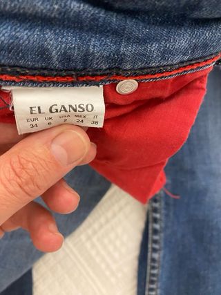 Vaqueros El Ganso - Azul