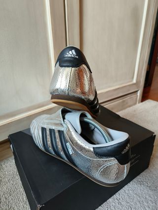 Adidas Taekwondo - Zapatillas Plata