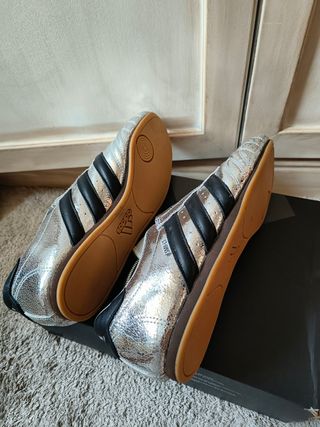 Adidas Taekwondo - Zapatillas Plata
