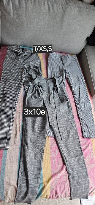 3x10 pantalones vichy - XS/S