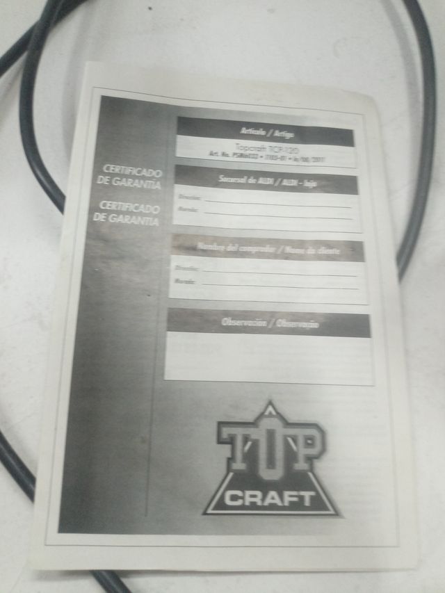 Pulidora Top Craft 220V