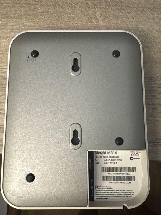Meraki MR16 - Punto de acceso WiFi