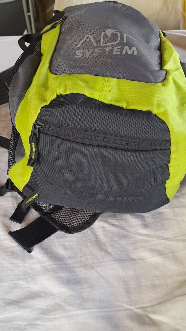 Mochila ADF SYSTEM gris-verde