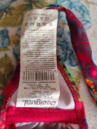 Bikini Desigual rojo