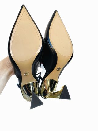 Zapatos de tacón Zara – Slingback negros con tacón