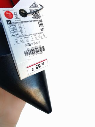 Zapatos de tacón Zara – Slingback negros con tacón
