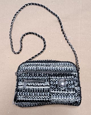 Bolso Zara Tweed Bandolera