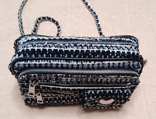 Bolso Zara Tweed Bandolera