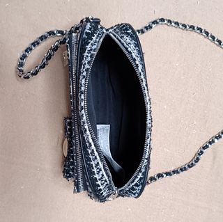 Bolso Zara Tweed Bandolera