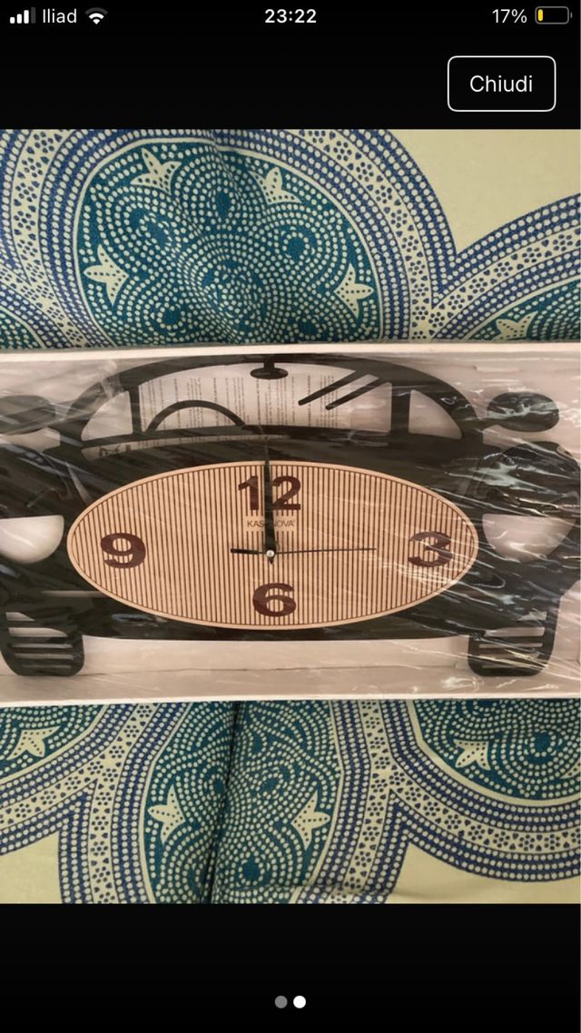 Orologio a parete auto vintage