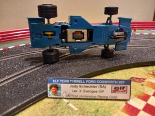 SCALEXTRIC UK 1974 TYRRELL 007 #3 J.Scheckter