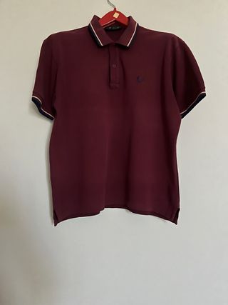 Polo Fred Perry Uomo Bordeaux