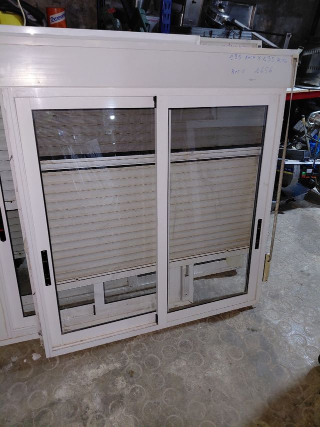 Ventana aluminio corredera 165€
