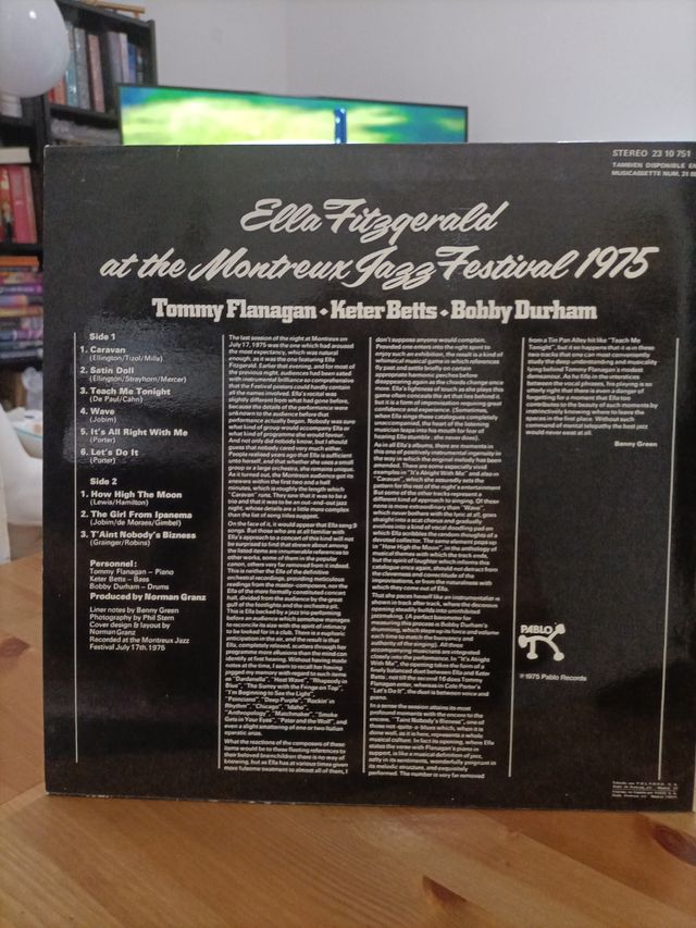 Ella Fitzgerald Montreux 1977 - Vinilo Jazz