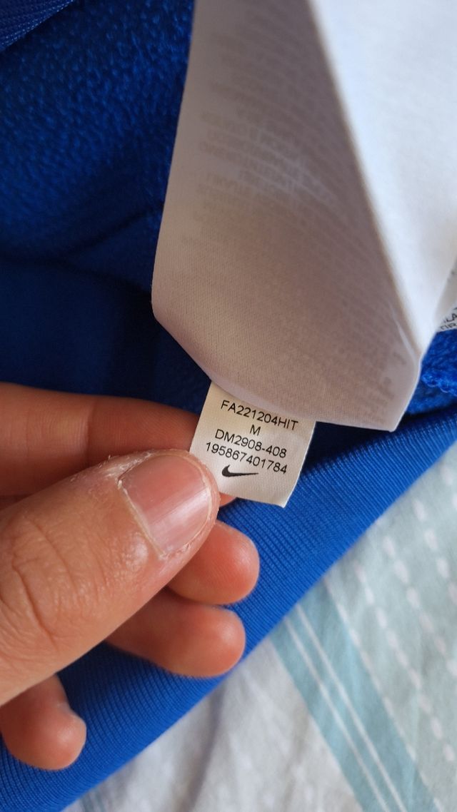 Felpa Nike Inter 22/23 Athem - Blu