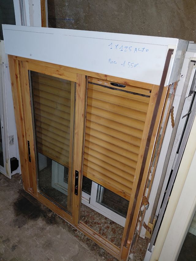 Ventana aluminio 1x125cm