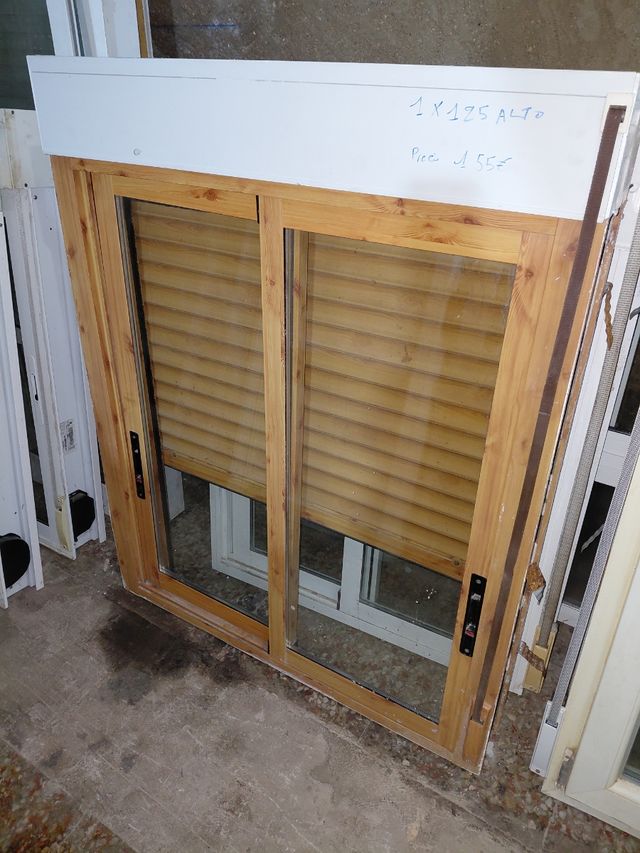Ventana aluminio 1x125cm