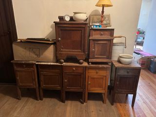 Comodini in legno-marmo