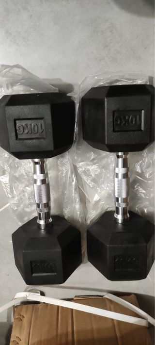 Mancuernas hexagonales 20kg