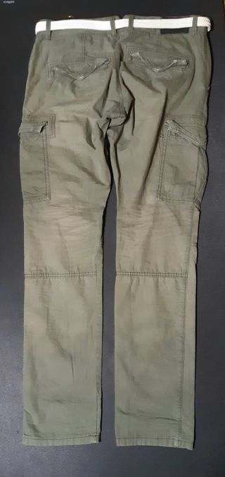 Pantalones cargo verde caqui Esprit EDC - Talla L