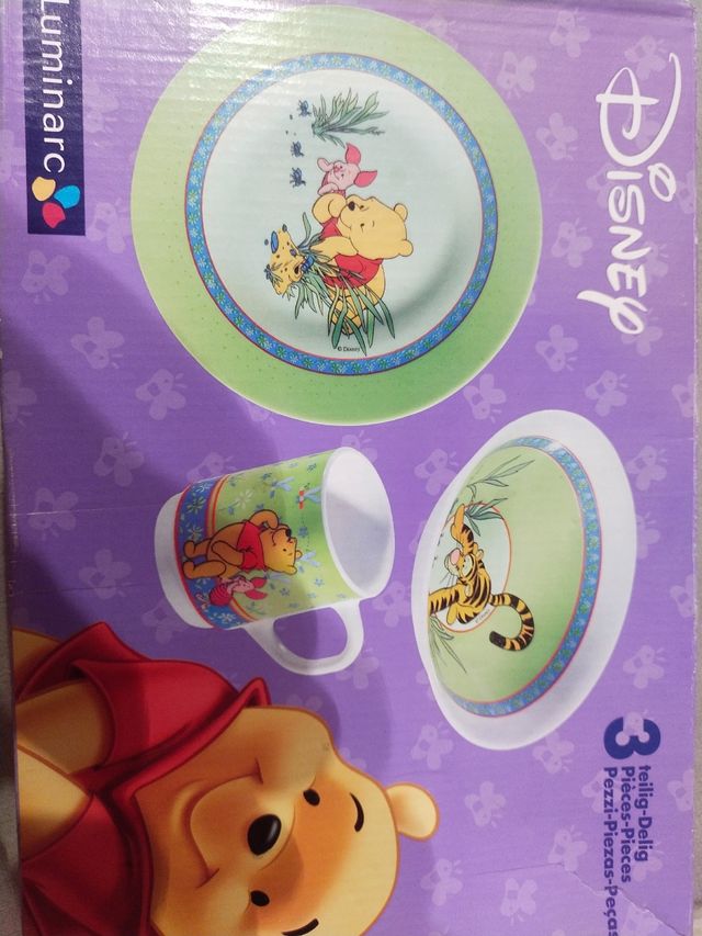 Set Winnie the Pooh Luminarc: 3 piezas porcelana