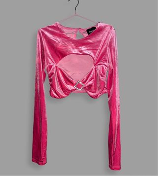 Top Bershka rosa 
