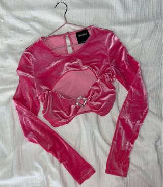 Top Bershka rosa 