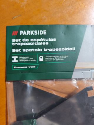 Llanas y espátulas Parkside 18 espátulas y llanas 