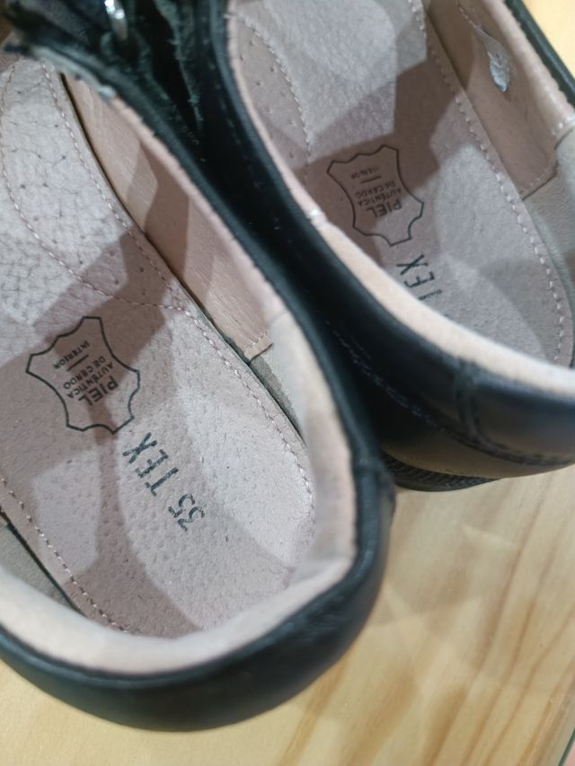 Zapatos colegiales niña carrefour