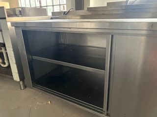 Banco da lavoro cucina professionale in acciaio