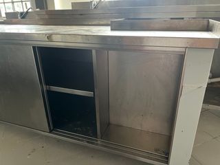 Banco da lavoro cucina professionale in acciaio