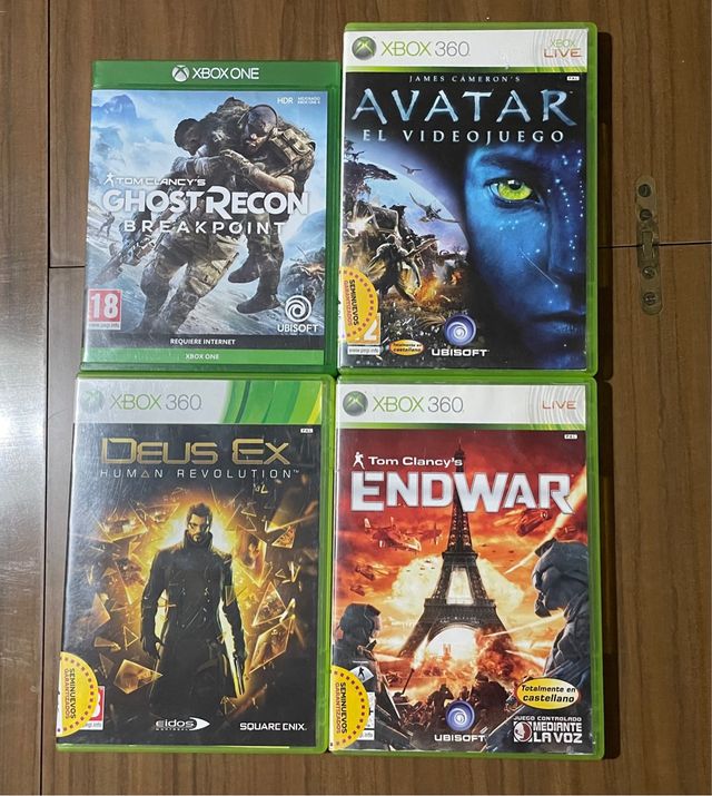 4 juegos Xbox 360/One