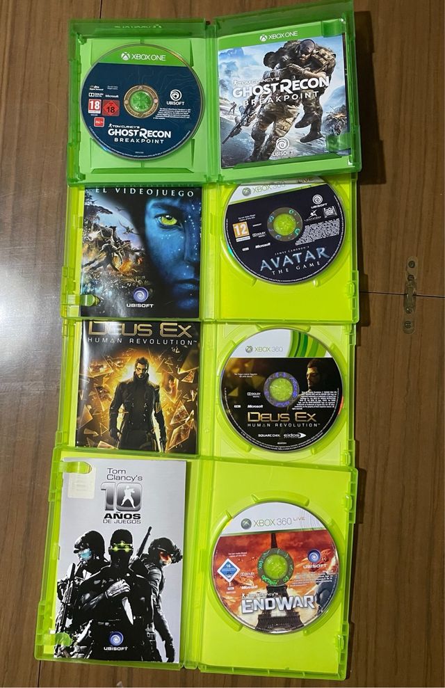 4 juegos Xbox 360/One