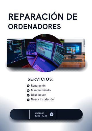 Reparación y mantenimiento de ordenadores