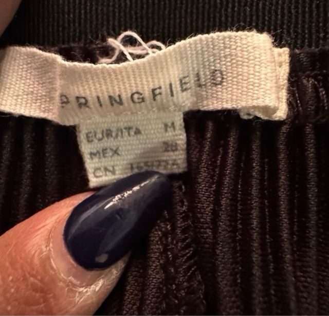 Pantalones anchos negros