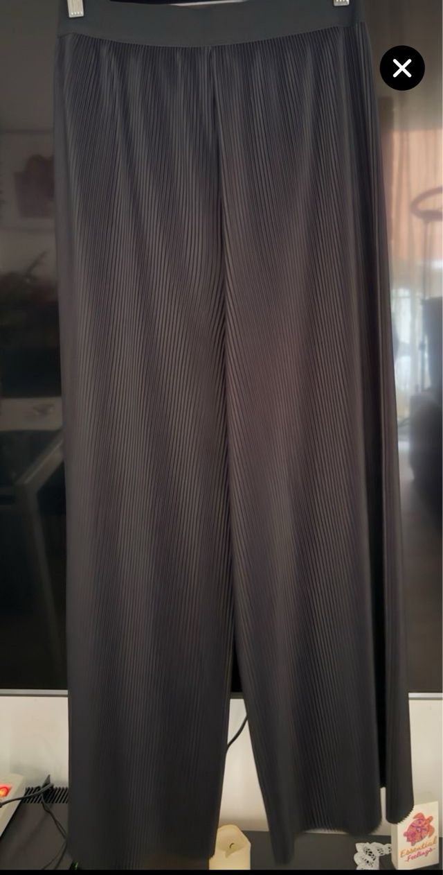 Pantalones anchos negros