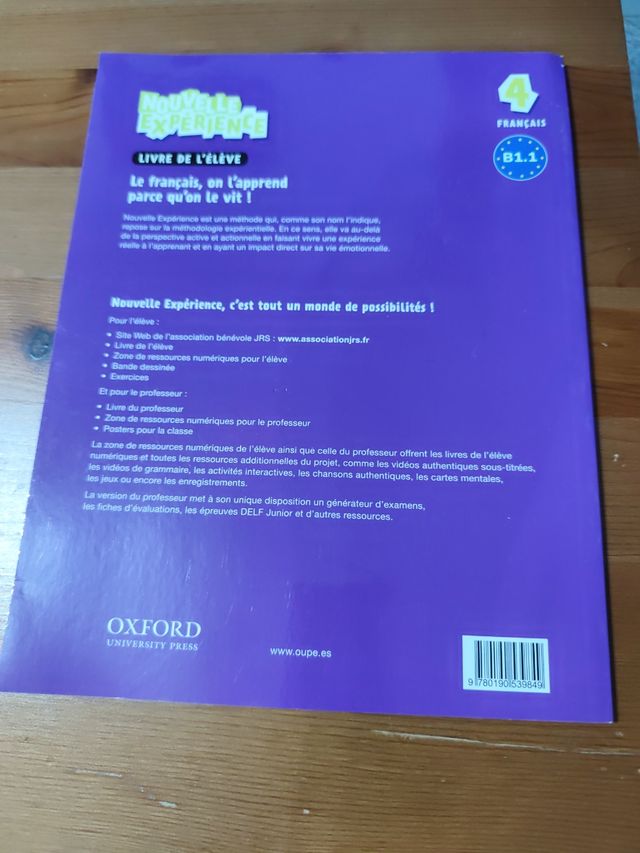 Nouvelle Expérience 4, Français, B1.1