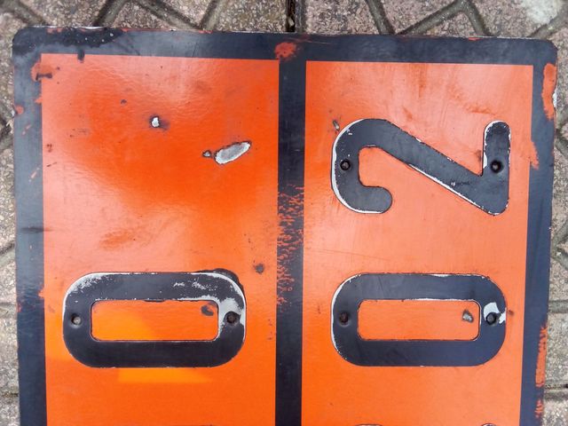 Targa ADR merci pericolose Diesel 30/1202 